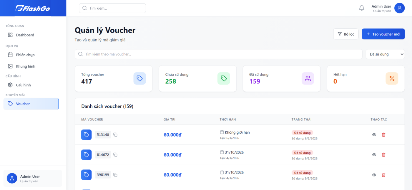 phần mềm photobooth flashgo -tạo voucher